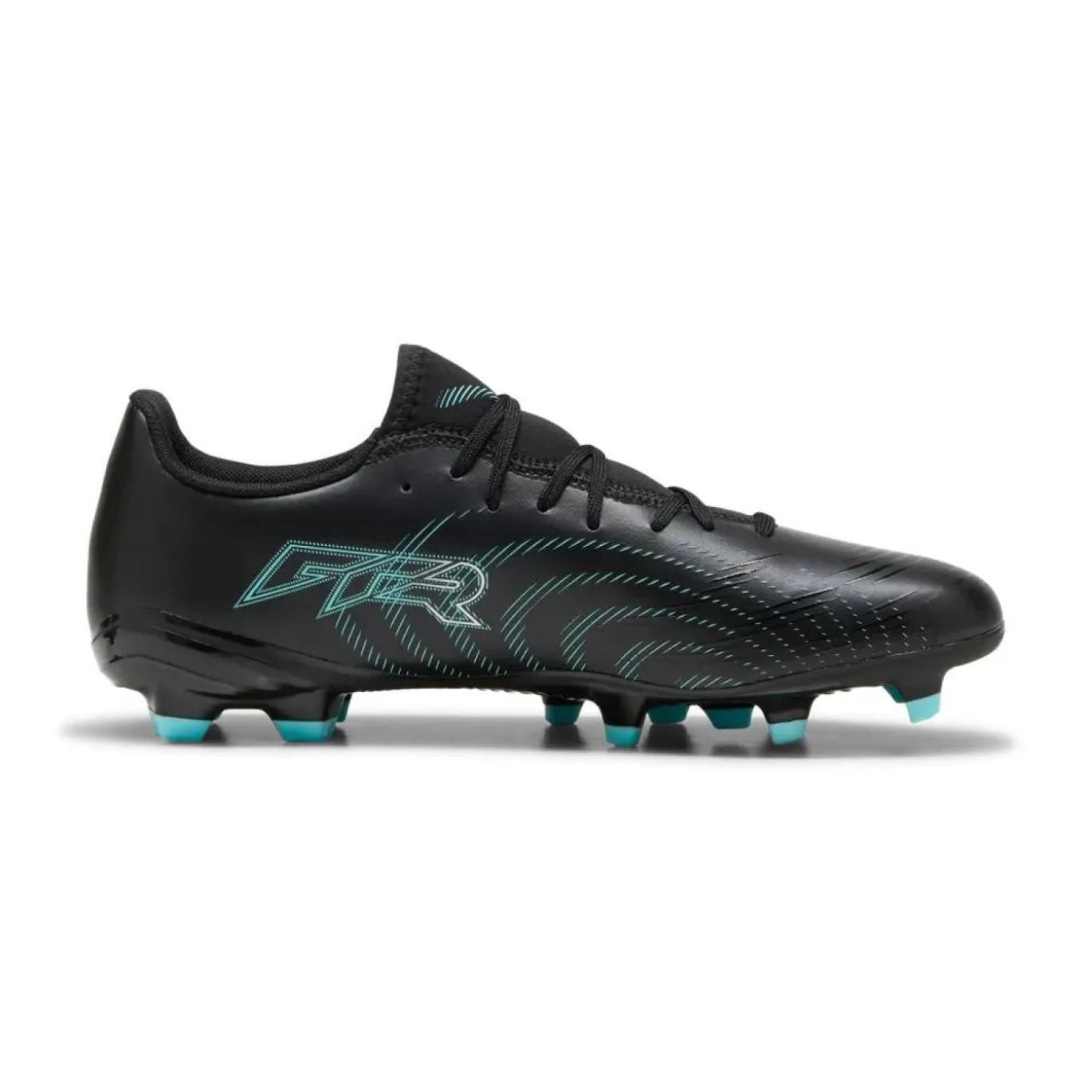 PUMA Future 9 Play Gras / Kunstgras Voetbalschoenen (MG) Zwart Intense Mint Wit