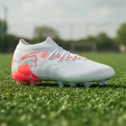PUMA Future 9 Pro Brilliance Gras / Kunstgras Voetbalschoenen (MG) Dames Wit Feloranje Roze Lichtblauw