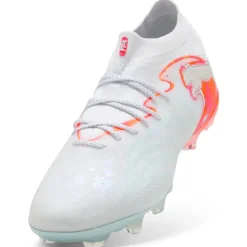 PUMA Future 9 Pro Brilliance Gras / Kunstgras Voetbalschoenen (MG) Dames Wit Feloranje Roze Lichtblauw