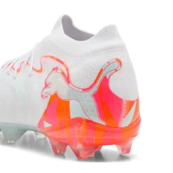 PUMA Future 9 Pro Brilliance Gras / Kunstgras Voetbalschoenen (MG) Dames Wit Feloranje Roze Lichtblauw