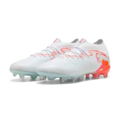 PUMA Future 9 Pro Brilliance Gras / Kunstgras Voetbalschoenen (MG) Dames Wit Feloranje Roze Lichtblauw