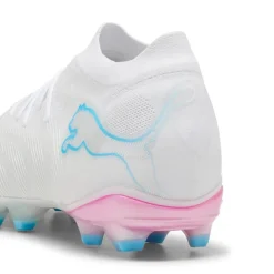 PUMA Future 9 Pro Gras / Kunstgras Voetbalschoenen (MG) Wit Felblauw Felroze