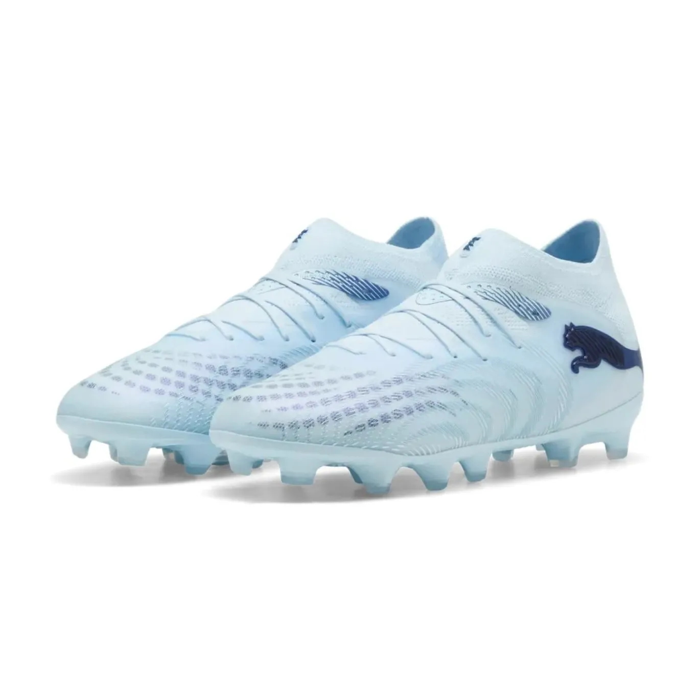 PUMA Future 9 Pro Gras / Kunstgras Voetbalschoenen (MG) Kids Lichtblauw Blauw