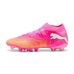PUMA Future 9 Pro Gras / Kunstgras Voetbalschoenen (MG) Felroze Blauw Geel