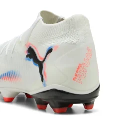 PUMA Future 8 Pro Gras / Kunstgras Voetbalschoenen (MG) Wit Felrood Blauw