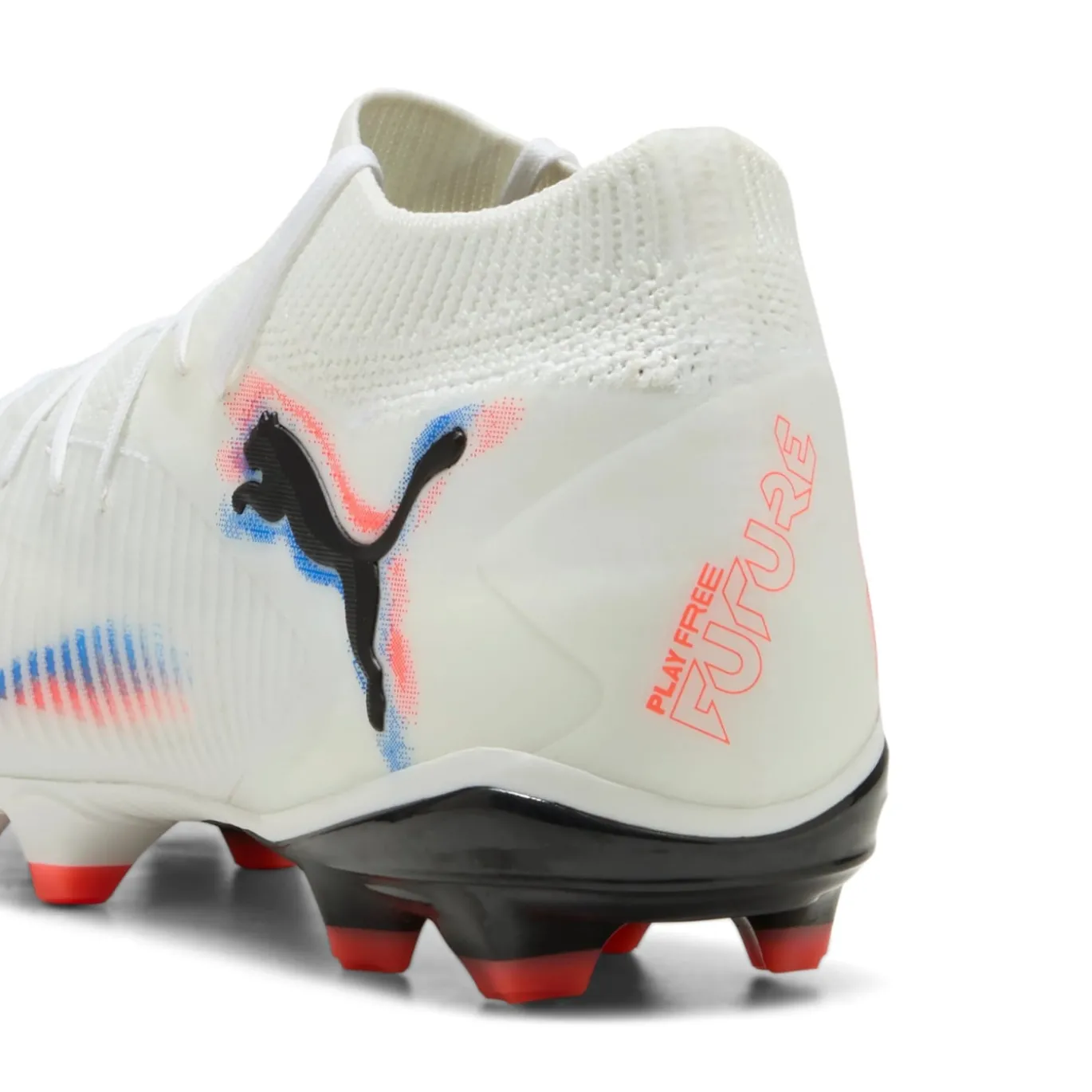 PUMA Future 8 Pro Gras / Kunstgras Voetbalschoenen (MG) Wit Felrood Blauw