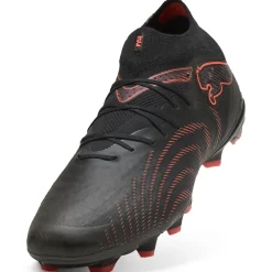 PUMA Future 9 Pro Gras / Kunstgras Voetbalschoenen (MG) Zwart Rood