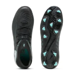 PUMA Future 9 Pro Gras / Kunstgras Voetbalschoenen (MG) Kids Zwart Intense Mint Wit