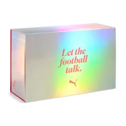PUMA Future 9 Ultimate Brilliance Gras Voetbalschoenen (FG) Dames Wit Feloranje Roze Lichtblauw