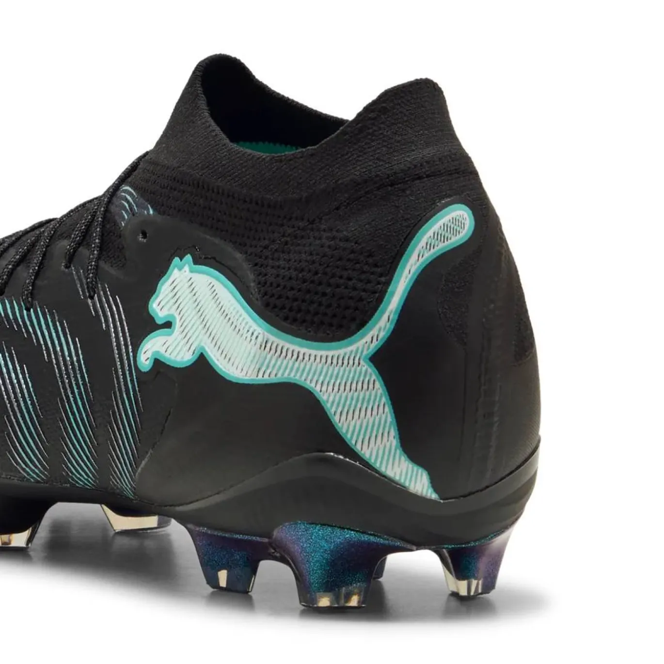 PUMA Future 9 Ultimate Gras Voetbalschoenen (FG) Zwart Intense Mint Wit