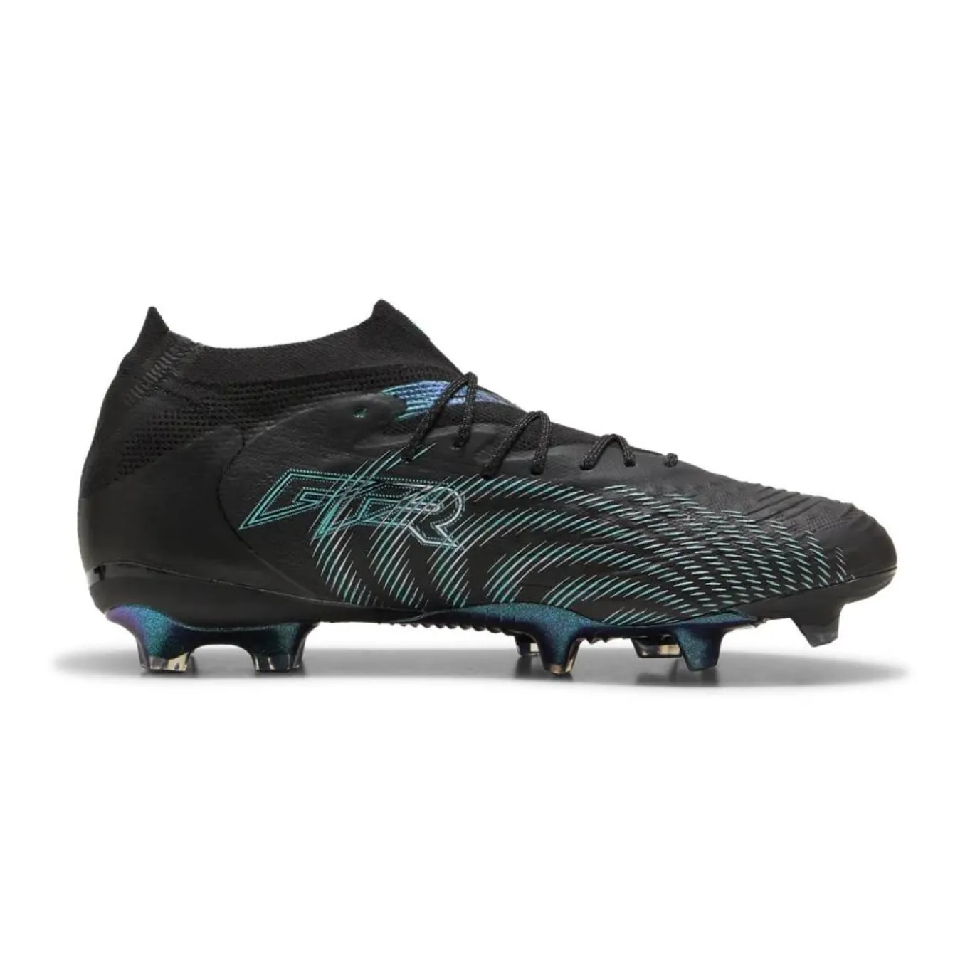 PUMA Future 9 Ultimate Gras Voetbalschoenen (FG) Zwart Intense Mint Wit