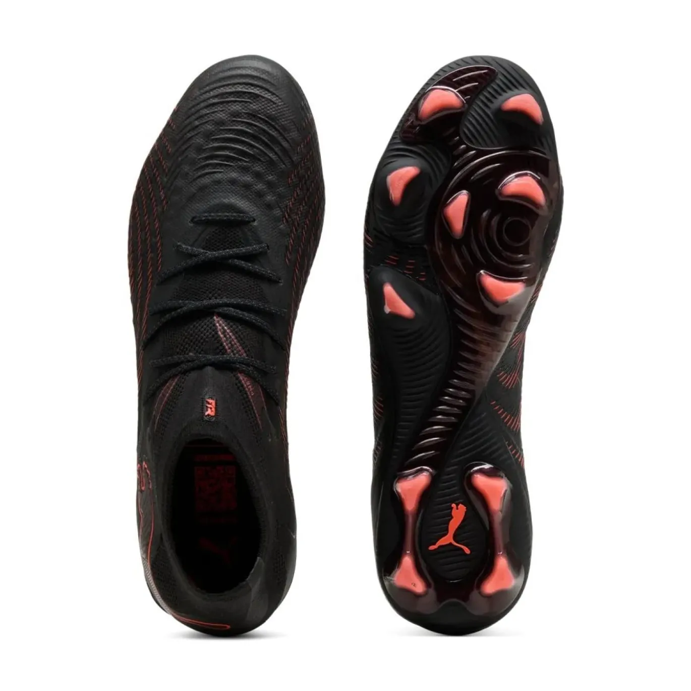 PUMA Future 9 Ultimate Gras Voetbalschoenen (FG) Zwart Rood