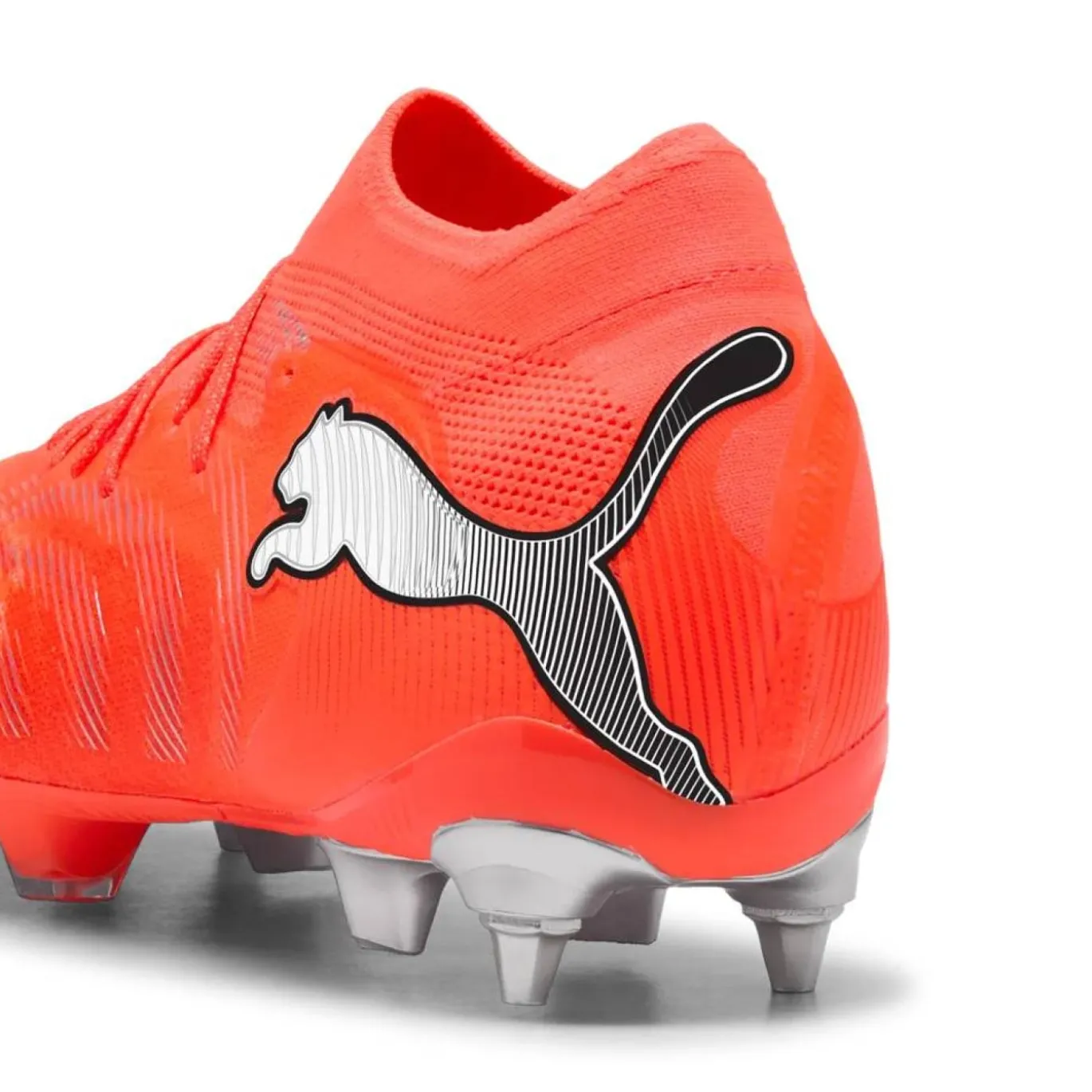 PUMA Future 9 Ultimate IJzeren-Nop Voetbalschoenen (SG) Felrood Zilver Zwart