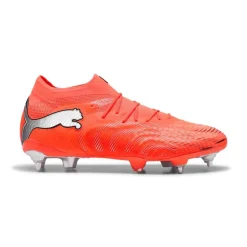 PUMA Future 9 Ultimate IJzeren-Nop Voetbalschoenen (SG) Felrood Zilver Zwart
