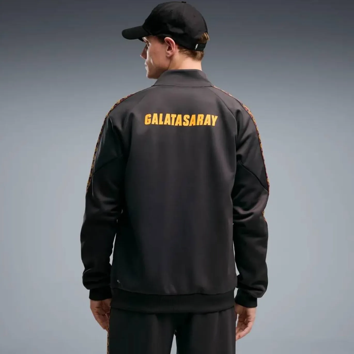 PUMA Galatasaray SK KING Anthem Trainingspak 2026-2027 Donkergrijs Oranje