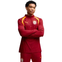 PUMA Galatasaray SK Trainingstrui 1/4-Zip 2026-2027 Rood Oranje