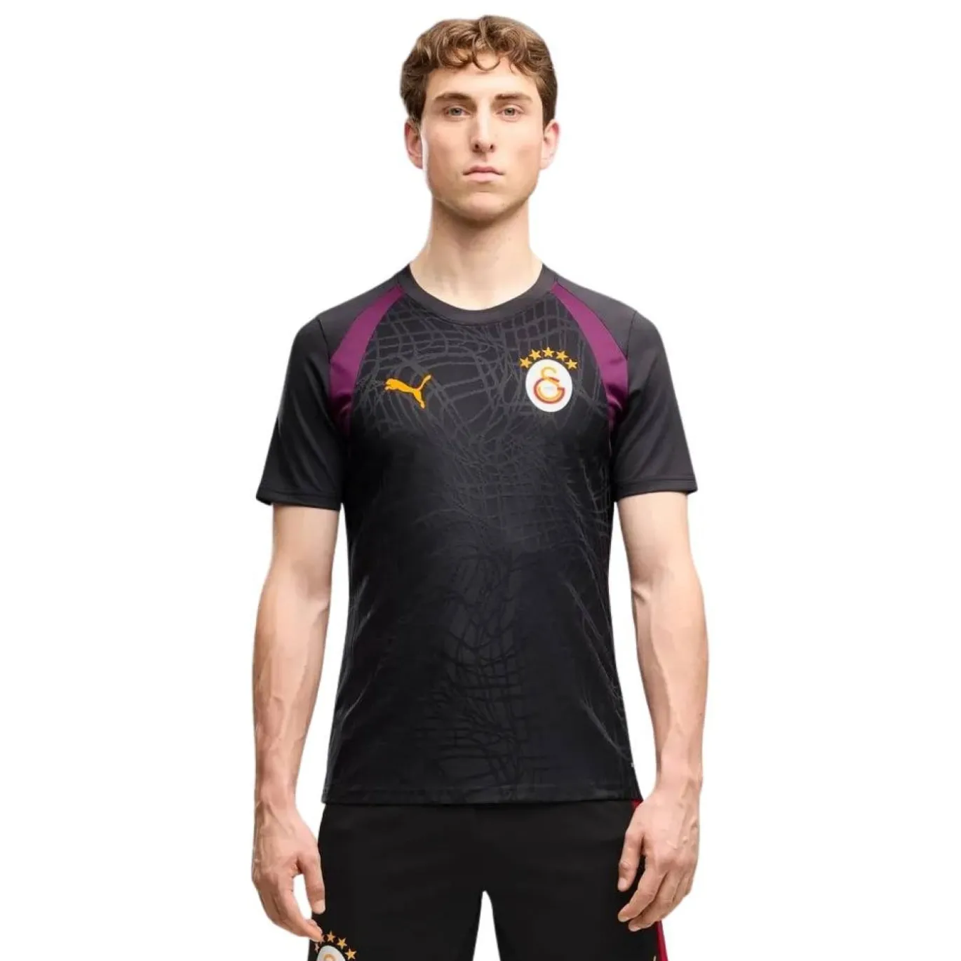 PUMA Galatasaray SK Trainingsset 2026-2027 Donkergrijs Rood