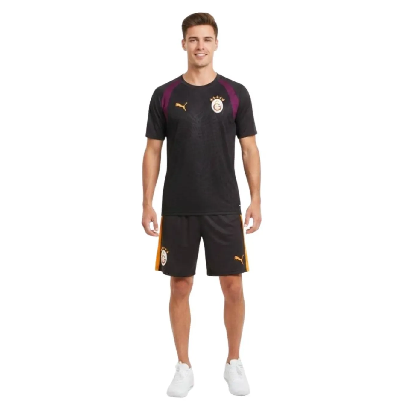 PUMA Galatasaray SK Trainingsset 2026-2027 Donkergrijs Rood