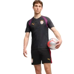 PUMA Galatasaray SK Trainingsshirt 2026-2027 Donkergrijs Paars Oranje