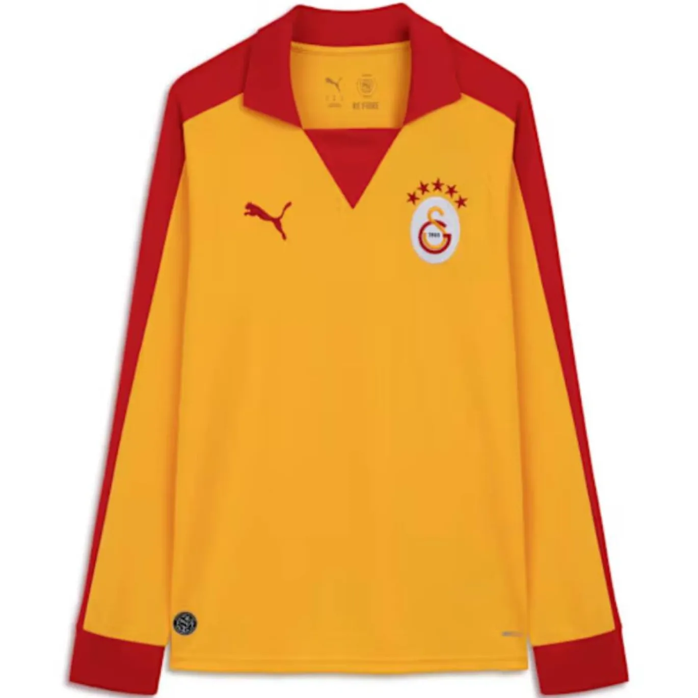 PUMA Galatasaray T7 Uitshirt Lange Mouwen 1980 Oranje Rood