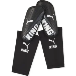 PUMA King Sleeve Scheenbeschermers Zwart Wit Zwart