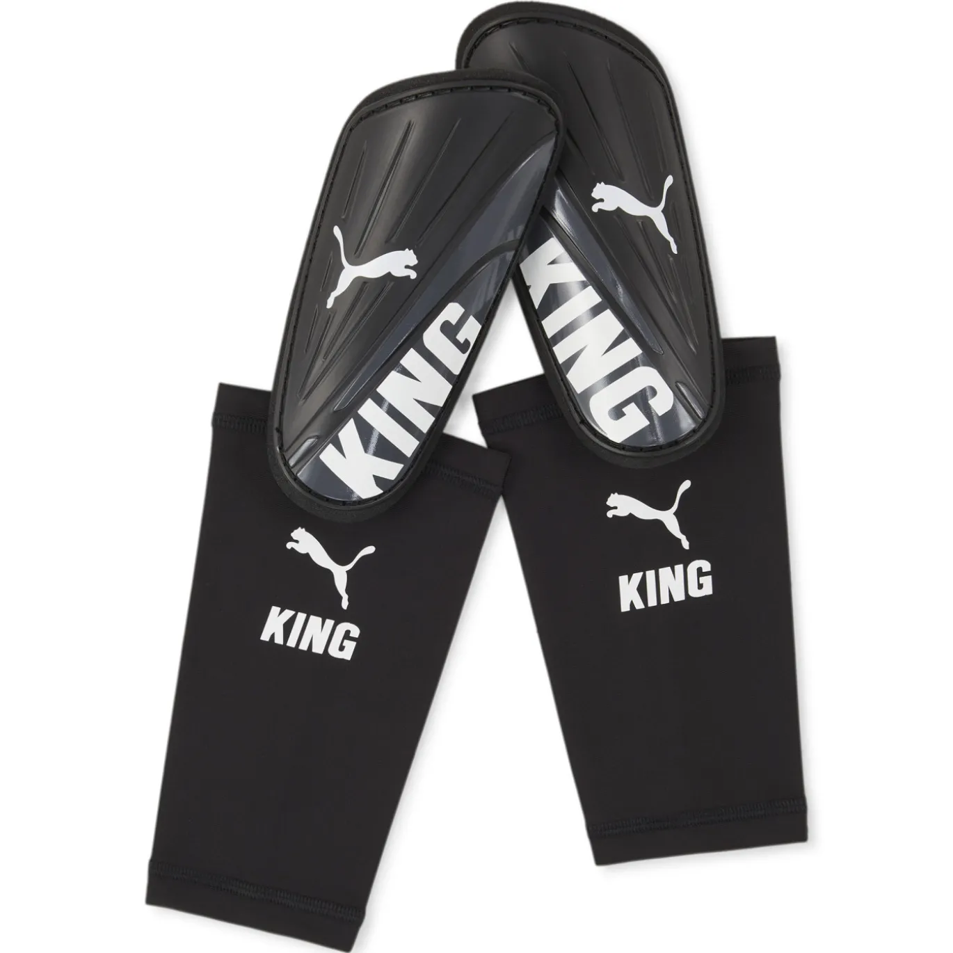 PUMA King Sleeve Scheenbeschermers Zwart Wit Zwart