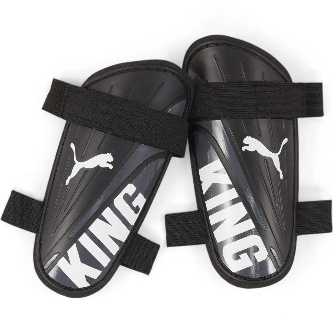 PUMA King Strap Scheenbeschermers Zwart Wit