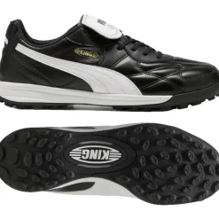 PUMA King Top TT Turf Voetbalschoenen (TF) Zwart Wit