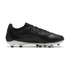 PUMA King 20 Ultimate Gras / Kunstgras Voetbalschoenen (MG) Zwart Wit Goud