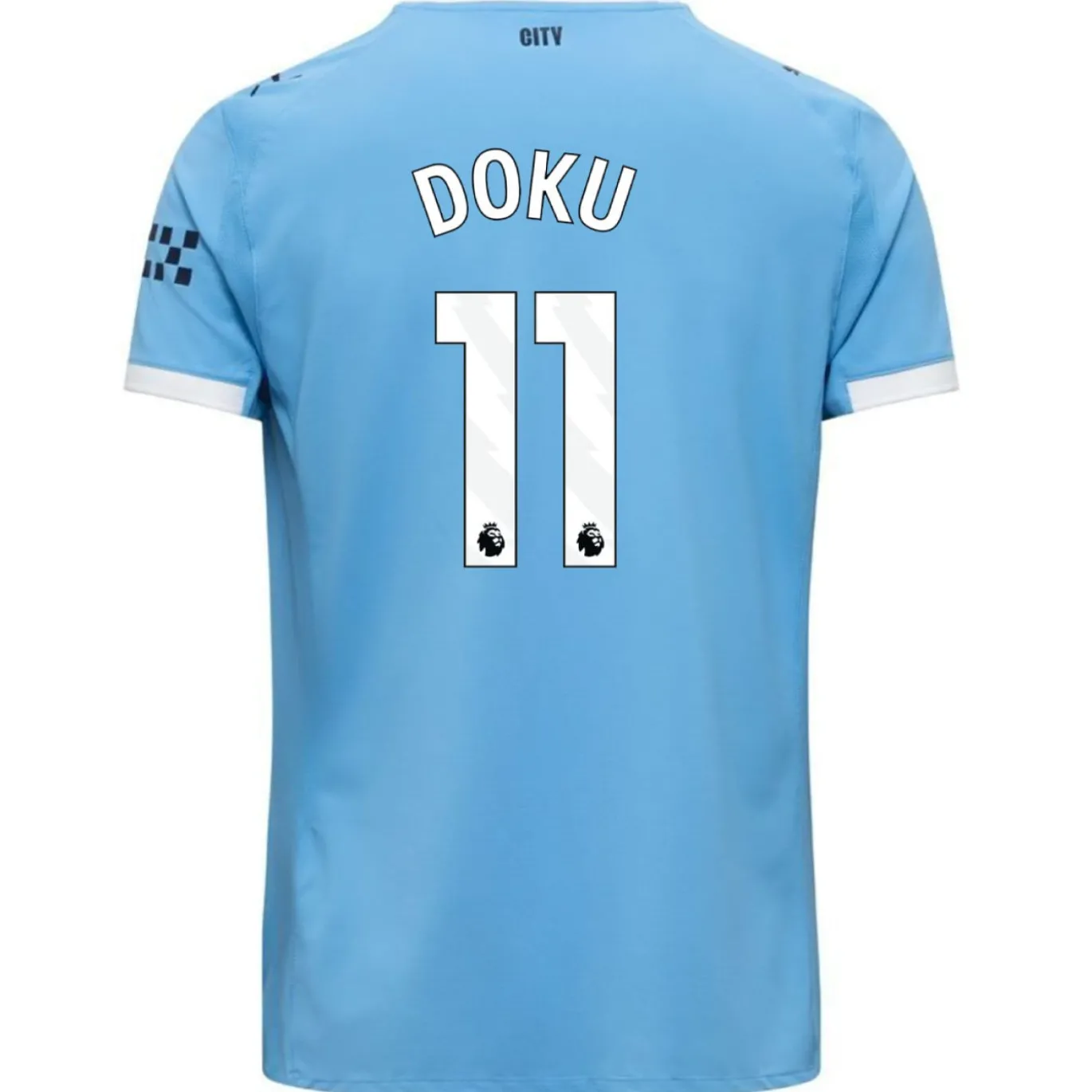 PUMA Manchester City Doku 11 Thuisshirt Authentic 2025-2026