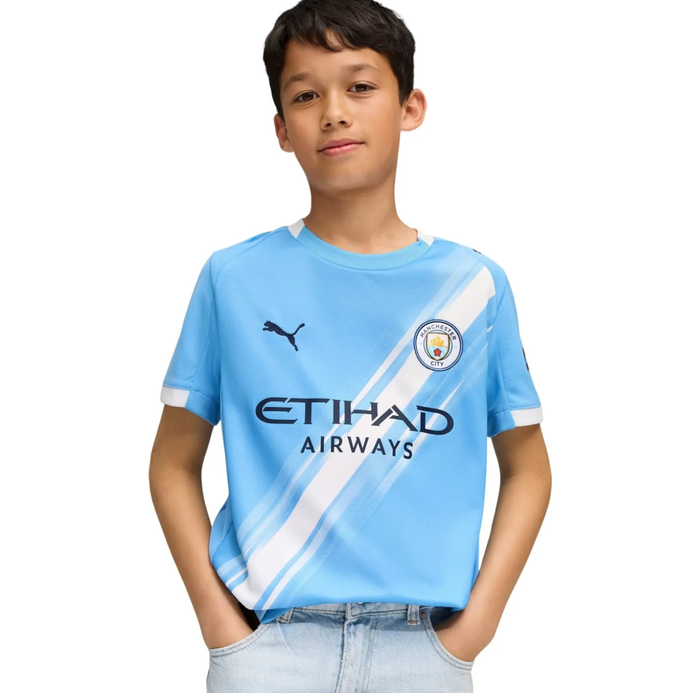 PUMA Manchester City Doku 11 Thuisshirt 2025-2026 Kids
