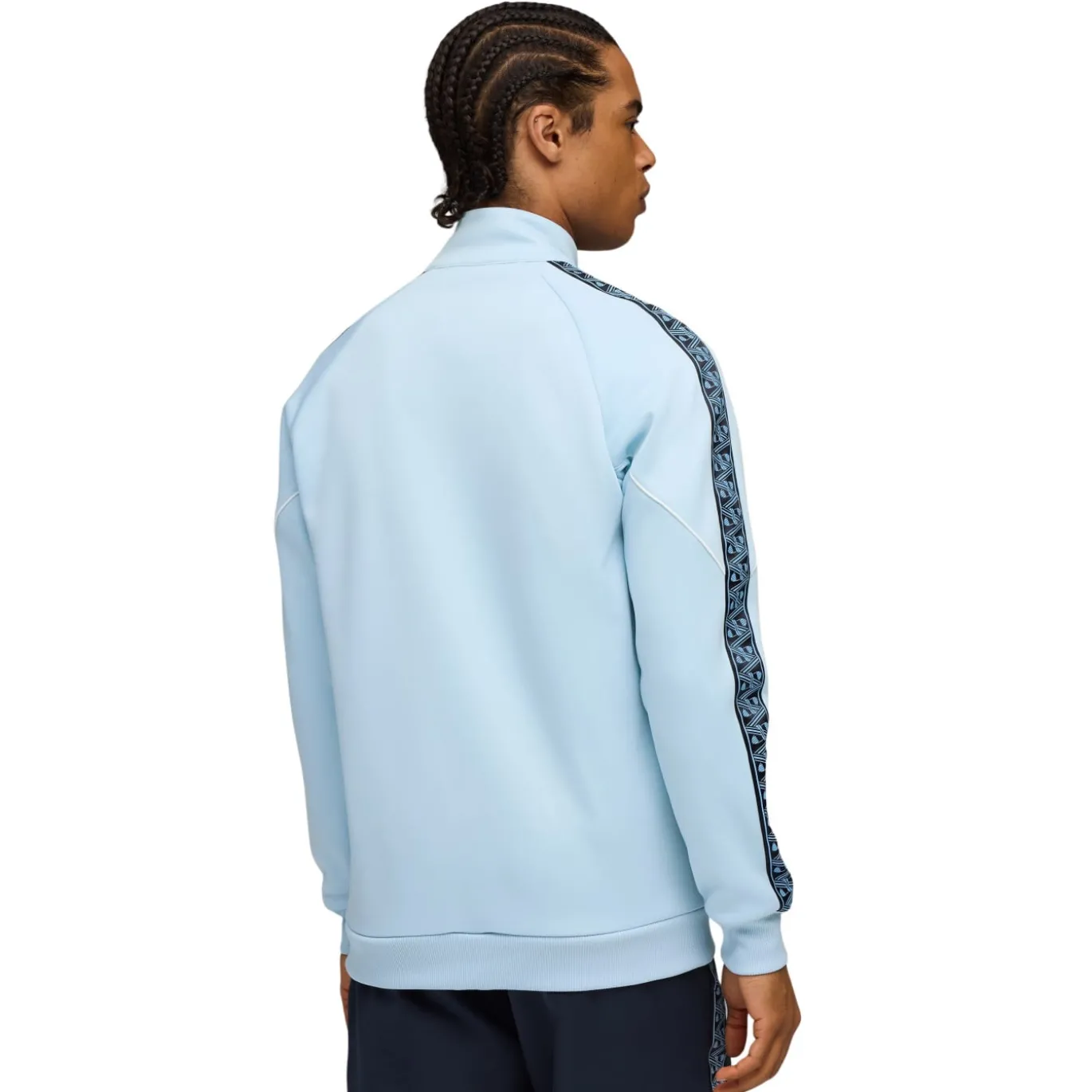 PUMA Manchester City Pre-Match KING Anthem Trainingsjack 2025-2026 Lichtblauw Donkerblauw