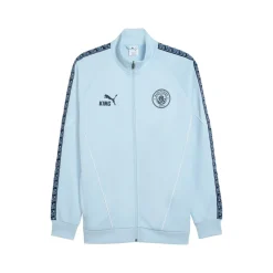 PUMA Manchester City Pre-Match KING Anthem Trainingsjack 2025-2026 Lichtblauw Donkerblauw