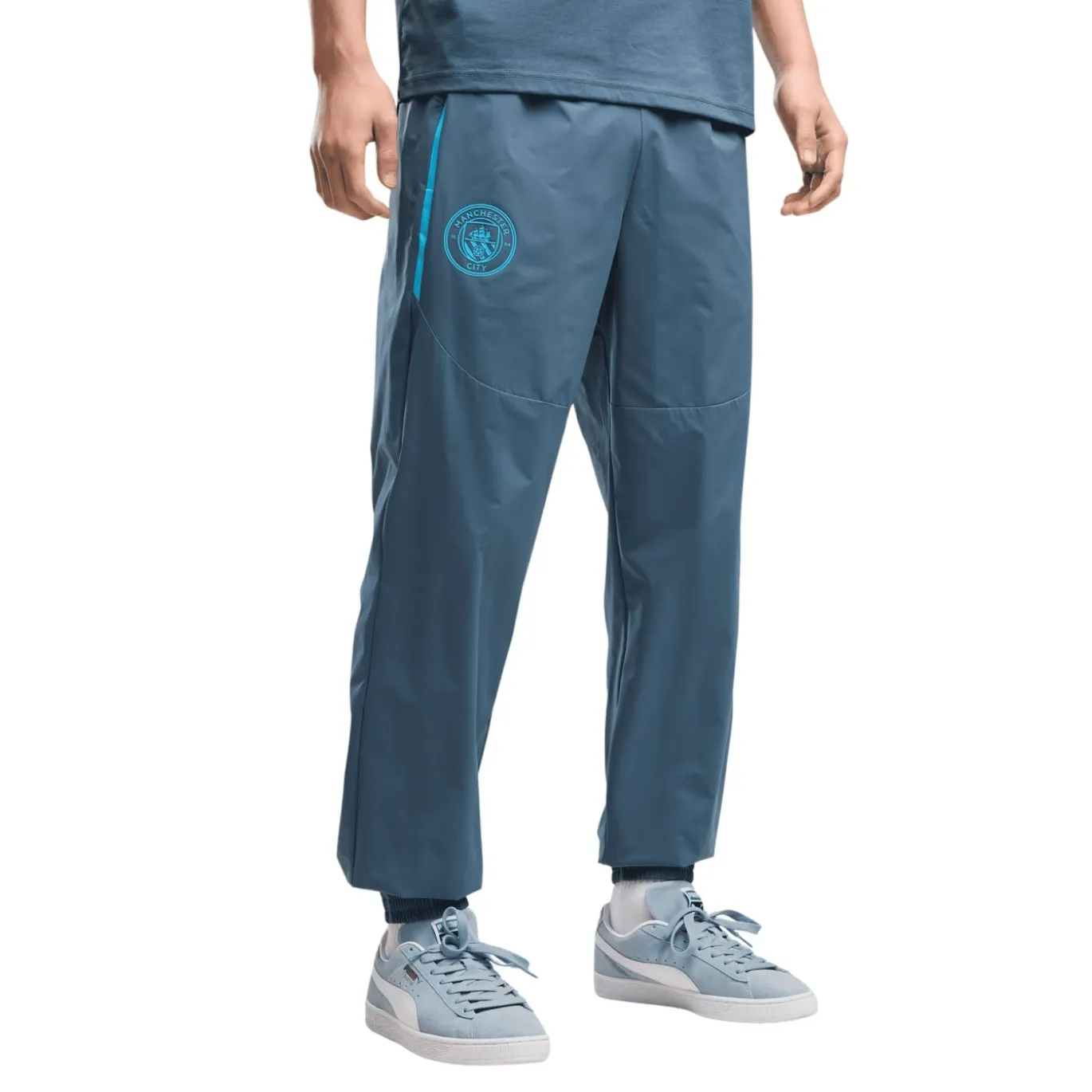 PUMA Manchester City Pumatech Woven Trainingsbroek 2026-2027 Donkerblauw Blauw