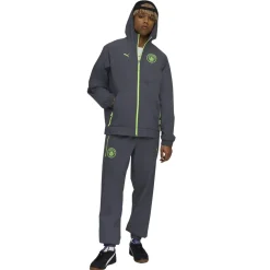 PUMA Manchester City Pumatech Woven Trainingspak 2025-2026 Grijs Groen