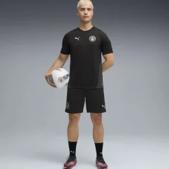 PUMA Manchester City Trainingsbroekje 2025-2026 Zwart Zilver