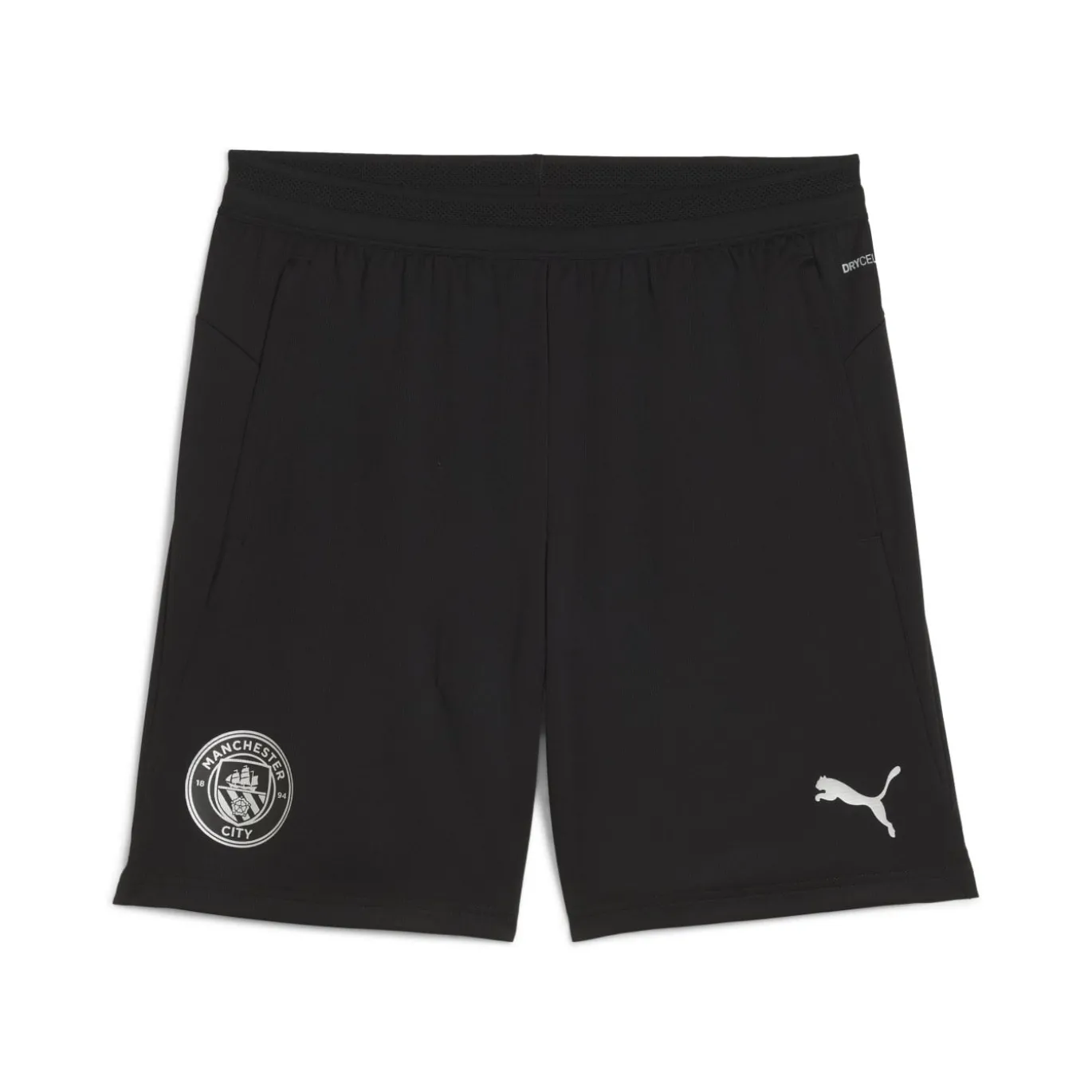 PUMA Manchester City Trainingsbroekje 2025-2026 Zwart Zilver
