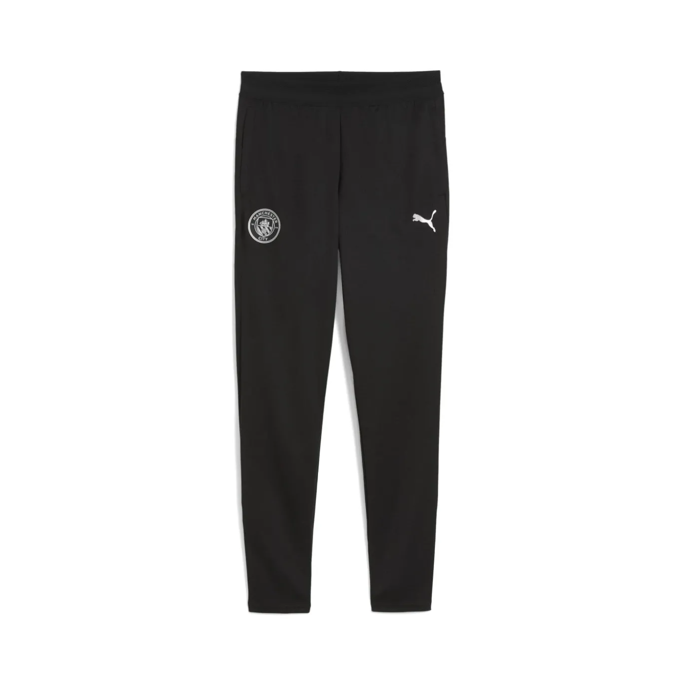PUMA Manchester City Trainingsbroek 2025-2026 Kids Zwart Zilver