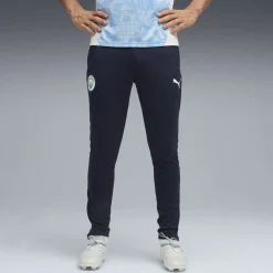 PUMA Manchester City Trainingspak 1/4-Zip 2025-2026 Lichtblauw Donkerblauw Wit