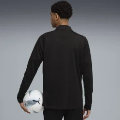 PUMA Manchester City Trainingstrui 1/4-Zip 2025-2026 Zwart Zilver