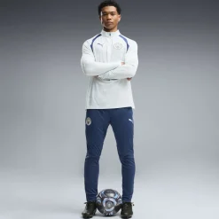 PUMA Manchester City Trainingstrui 1/4-Zip 2026-2027 Lichtblauw Donkerblauw