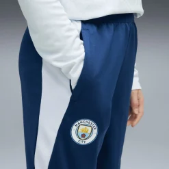 PUMA Manchester City Trainingsbroek 2026-2027 Kids Donkerblauw Lichtblauw