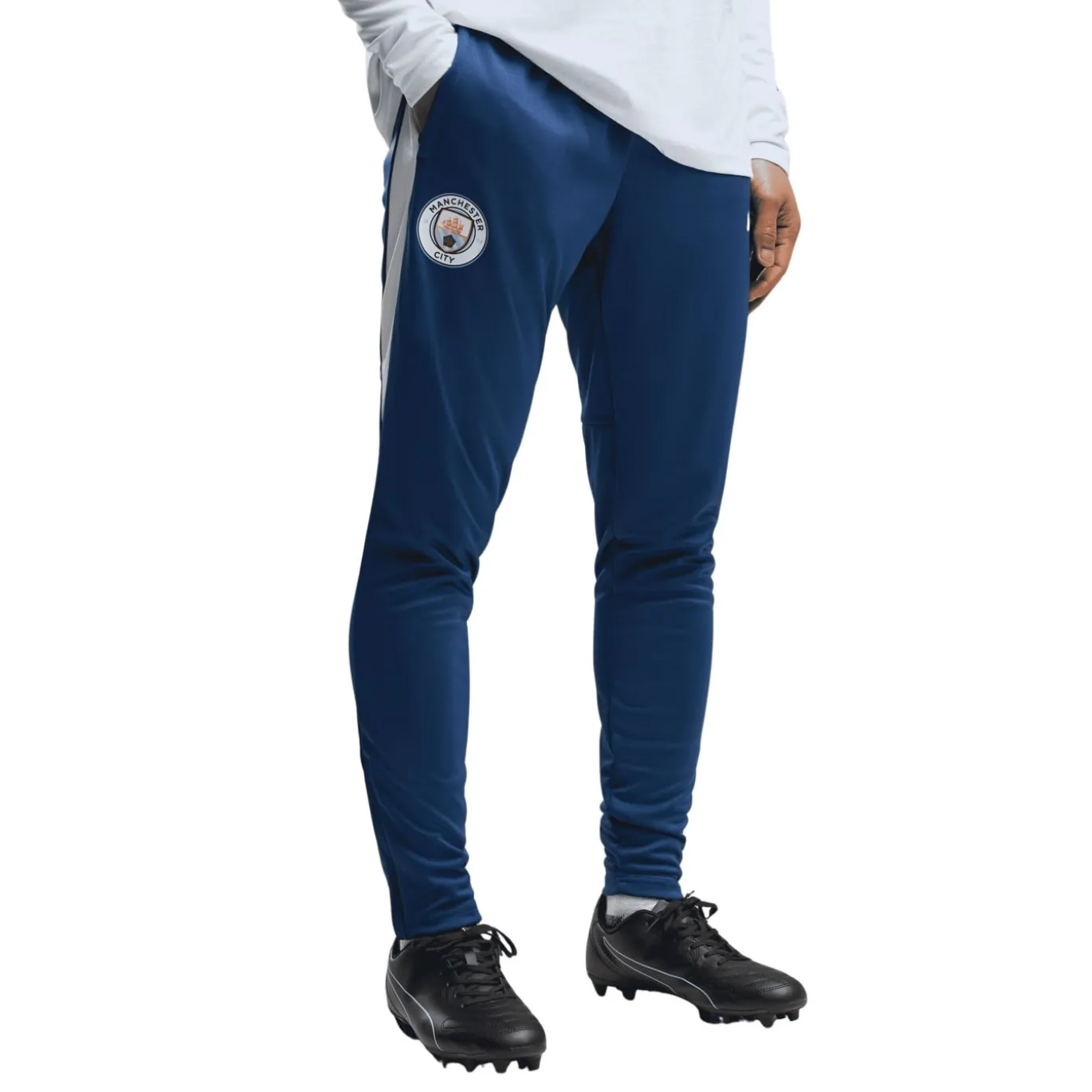 PUMA Manchester City Trainingsbroek 2026-2027 Donkerblauw Lichtblauw