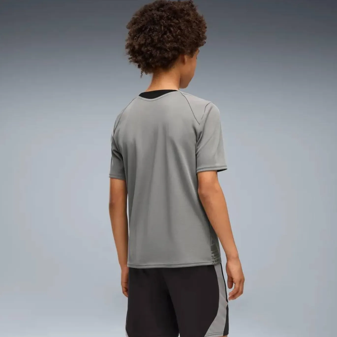 PUMA Manchester City Trainingsshirt 2026-2027 Kids Donkergrijs Zwart Goudgeel