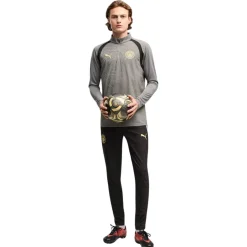 PUMA Manchester City Trainingspak 1/4-Zip 2026-2027 Donkergrijs Zwart Goudgeel