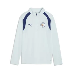 PUMA Manchester City Trainingspak 1/4-Zip 2026-2027 Kids Lichtblauw Donkerblauw
