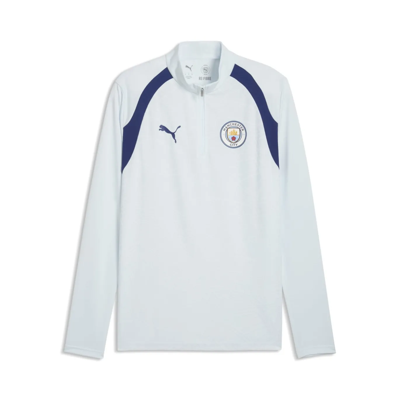 PUMA Manchester City Trainingspak 1/4-Zip 2026-2027 Lichtblauw Donkerblauw