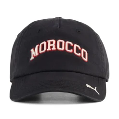 PUMA Marokko Culture Cap 2026-2028 Zwart Rood Wit