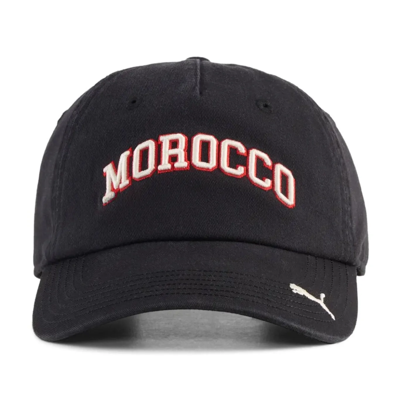 PUMA Marokko Culture Cap 2026-2028 Zwart Rood Wit