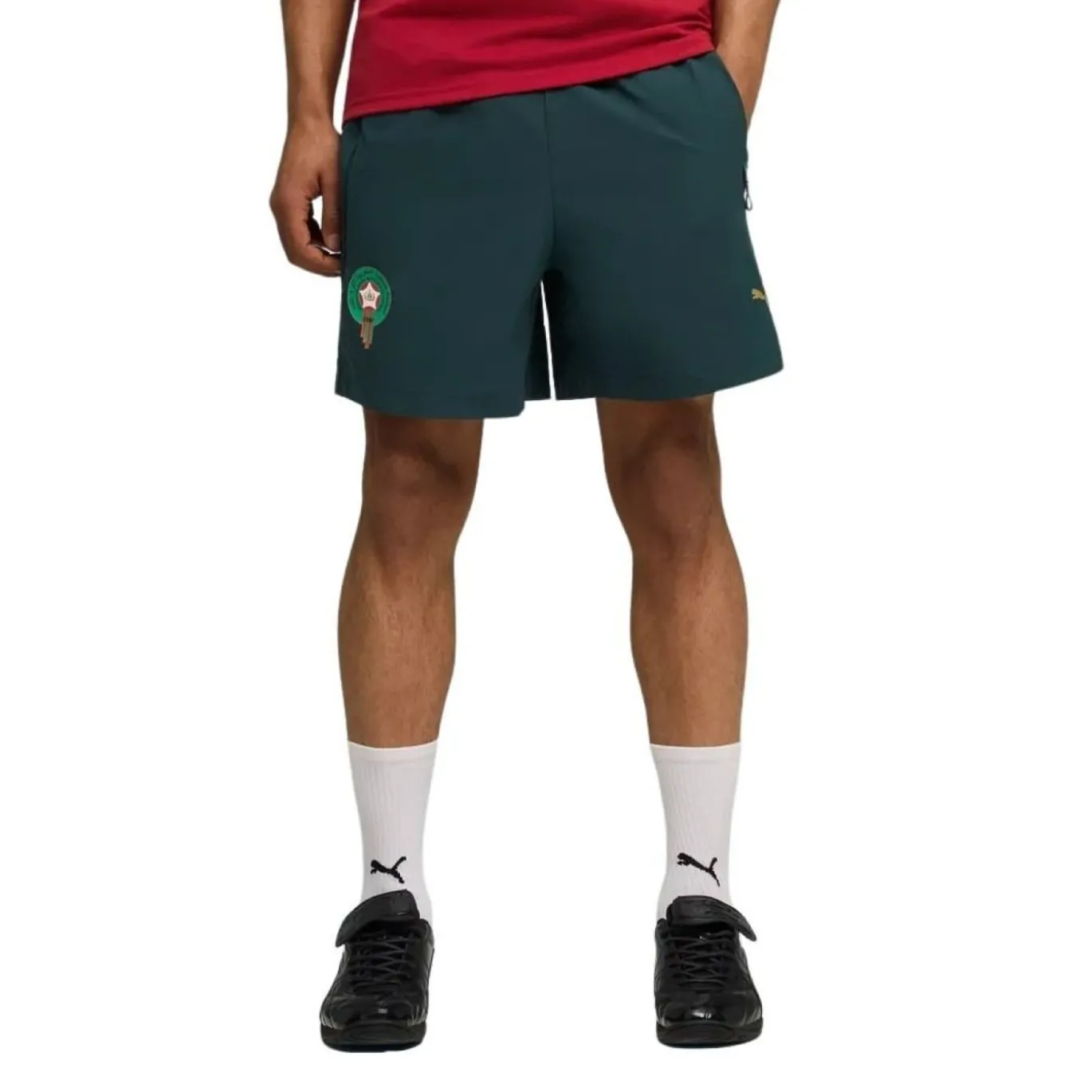 PUMA Marokko Pumatech Broekje 2026-2028 Donkergroen Goud